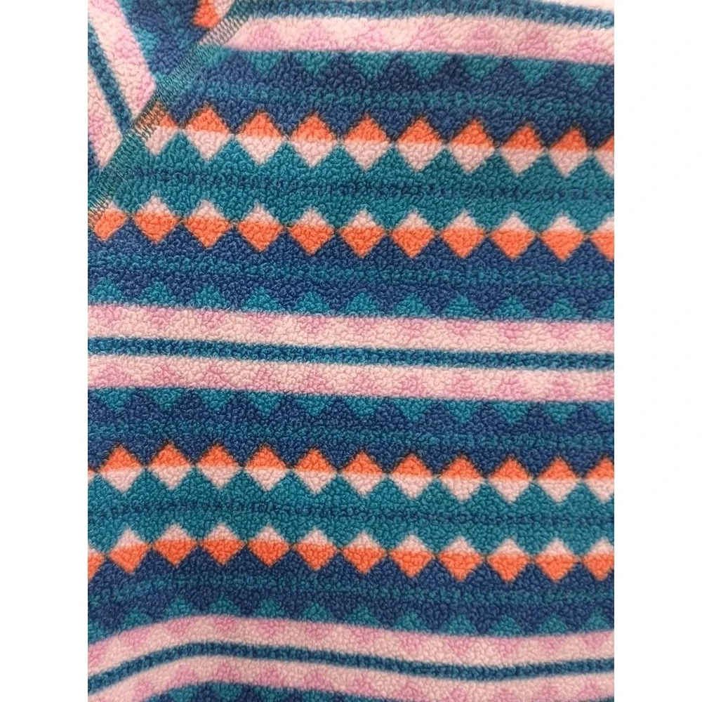 Patagonia Girls Multi-color Aztec Pullover Fleece Sweater 3T